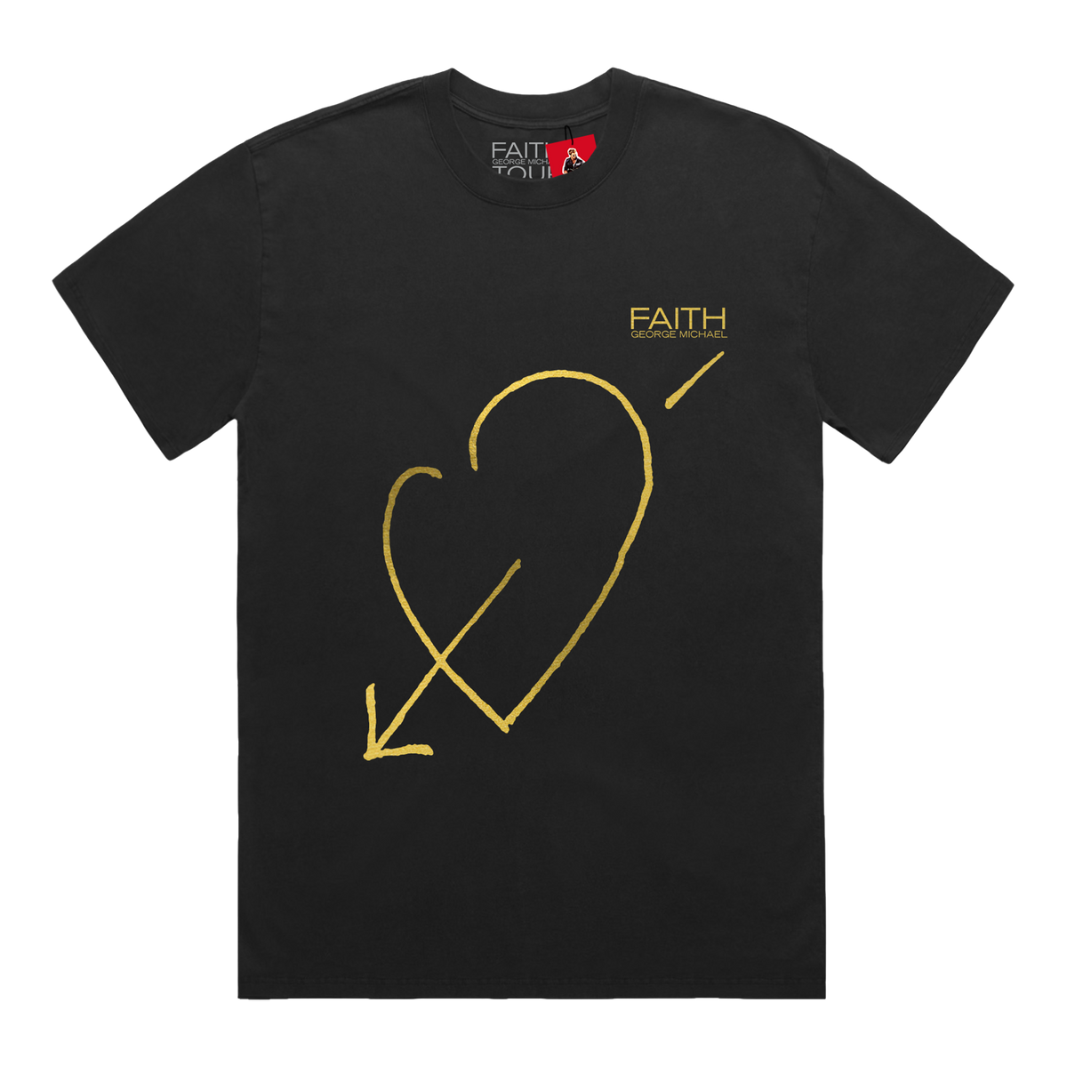 E MICHAEL THE FAITH TOUR Tシャツ　XXL THE FAITH TOUR | Heart Black T-Shirt