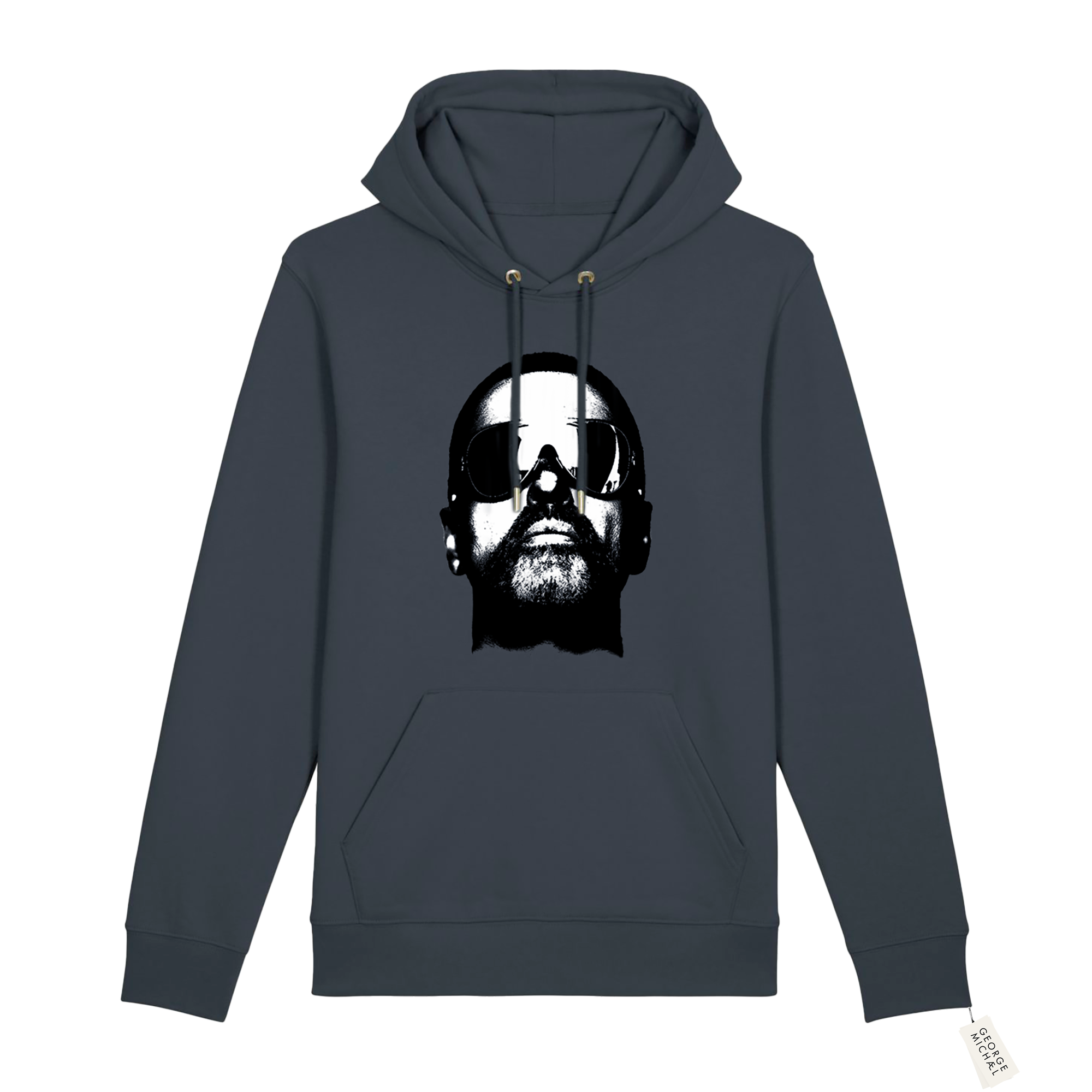 Mono Shades India Ink Grey Hoodie